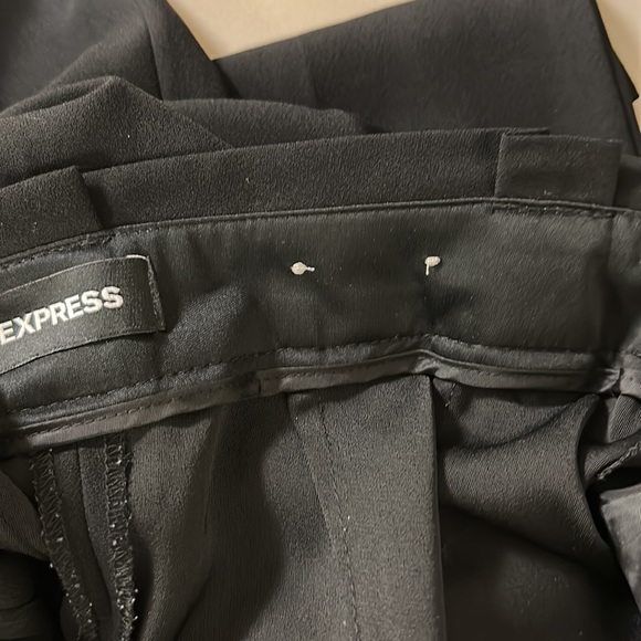 🔥🔥🔥Express Black Tie Waisted Trousers Pants - Picture 3 of 6